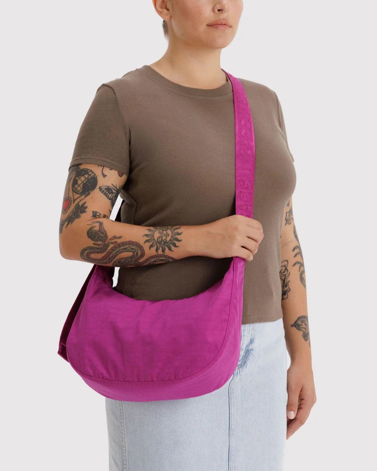 Baggu Medium Nylon Crescent Bag - Multiple Options