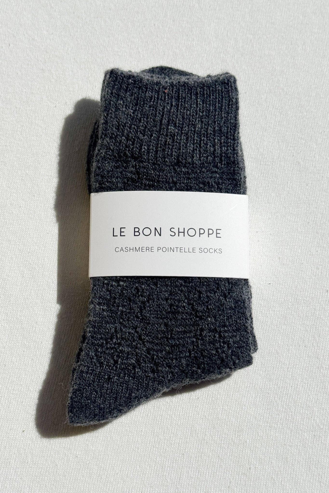 Le Bon Shoppe Cashmere Pointelle Socks - Multiple Options