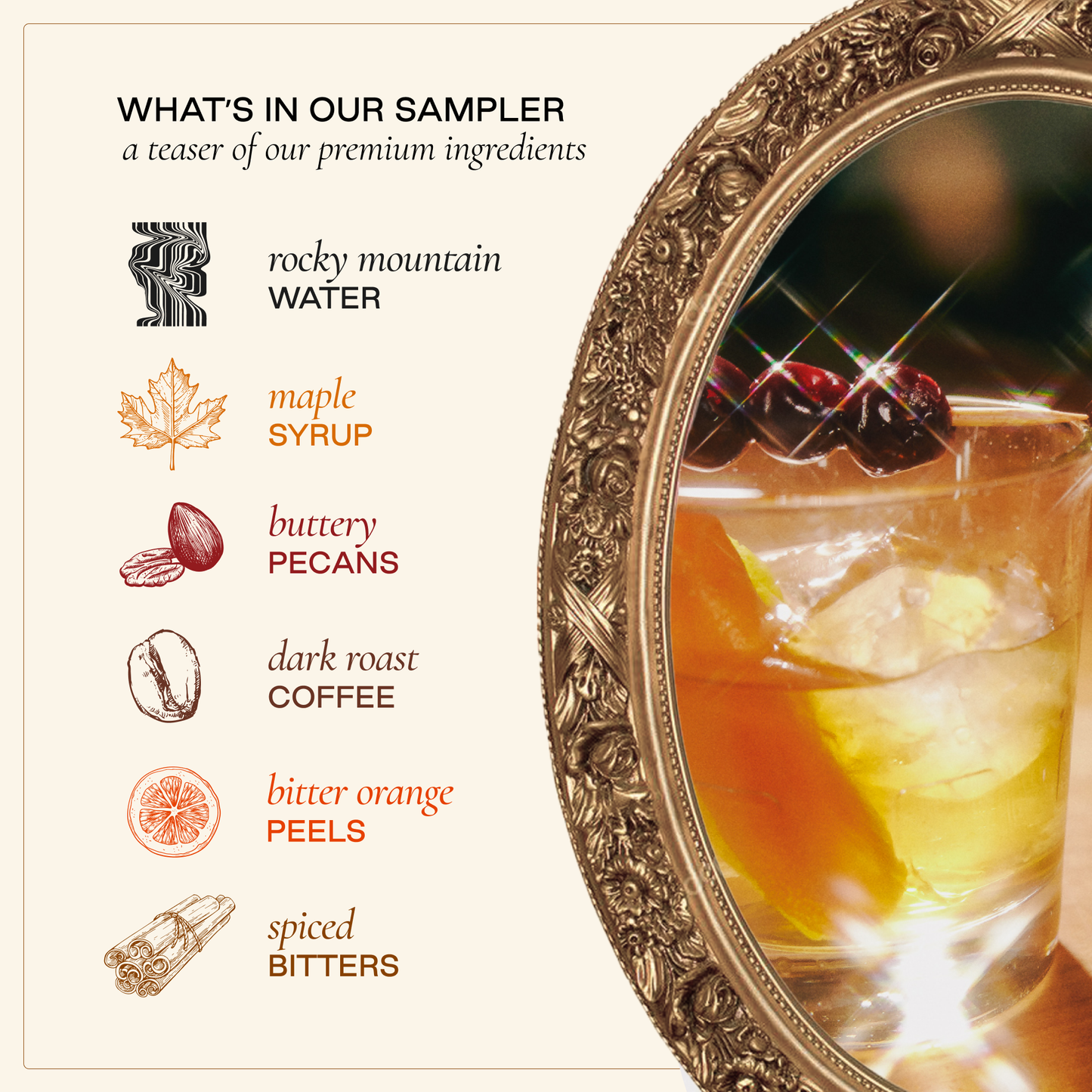 Strongwater Old Fashioned Cocktail Syrup Sample Set