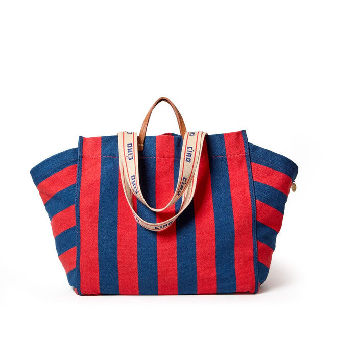 Beach Tote - Canvas Stripe