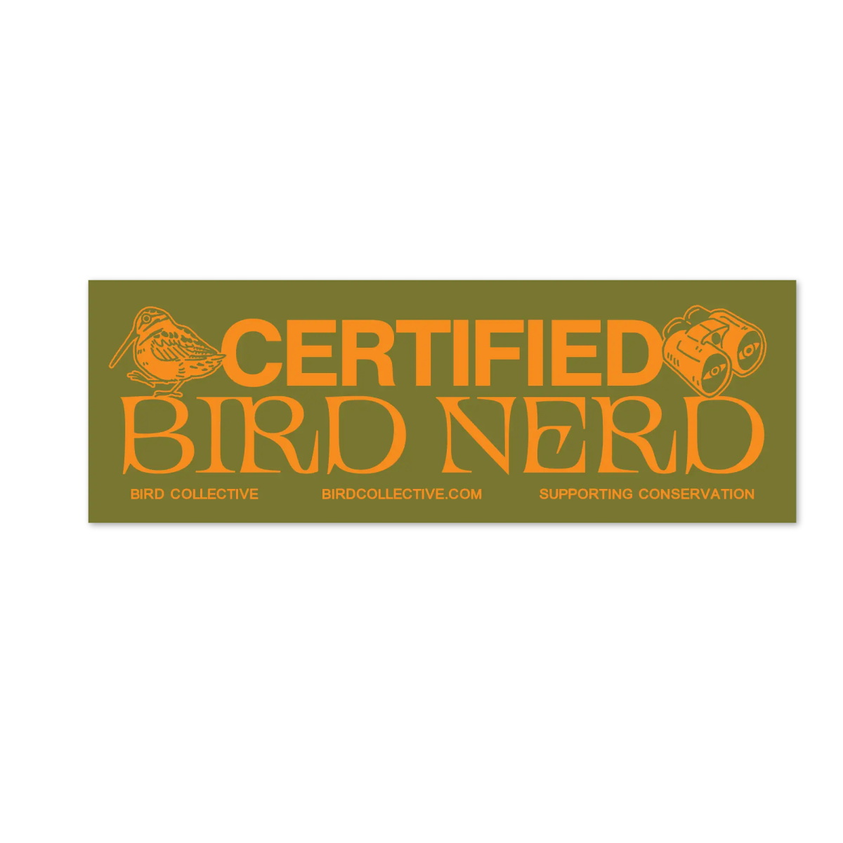 Bird Collective Bird Nerd Bumper Sticker