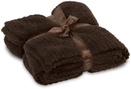 Barefoot good Dreams CozyChic Throw Blanket in black/iron