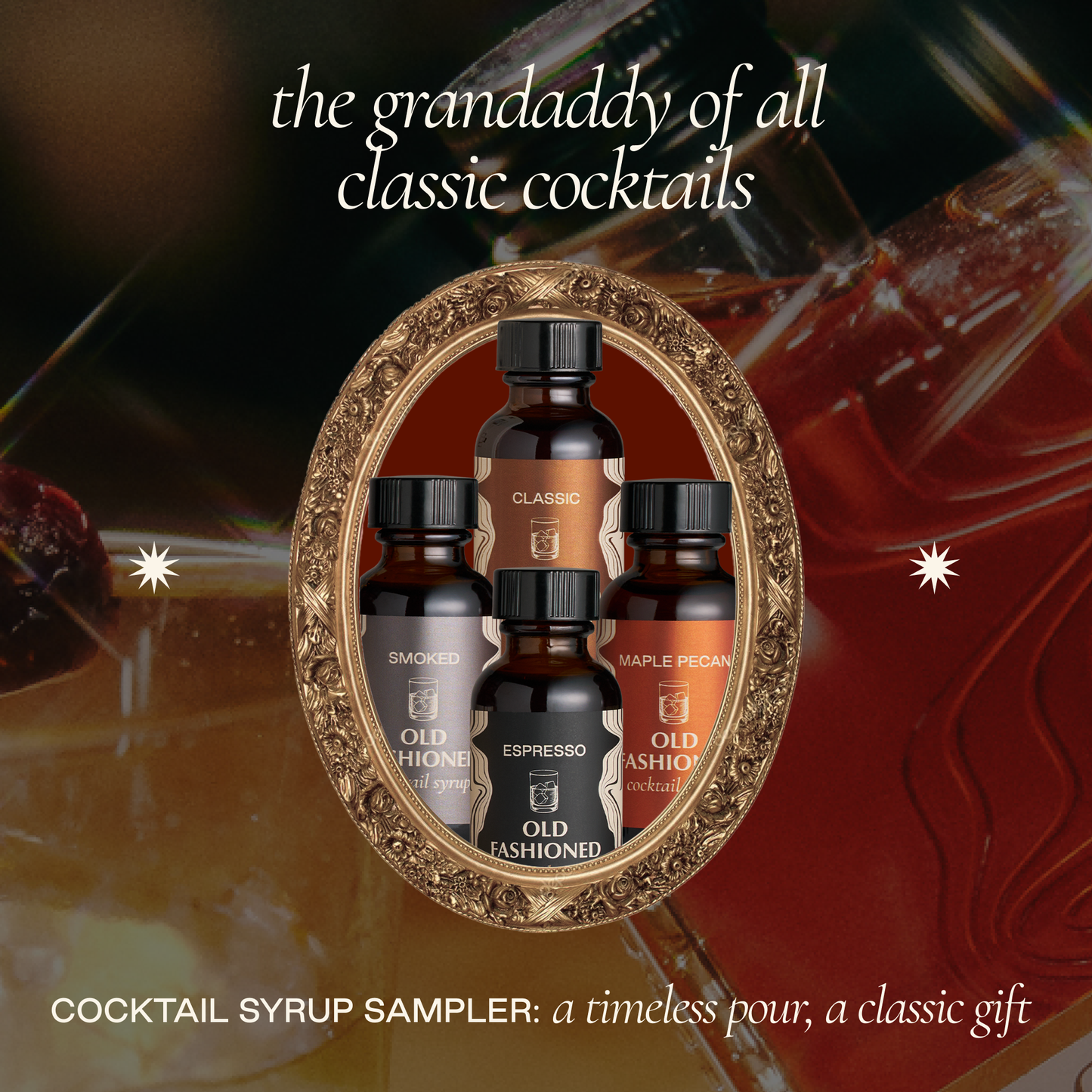 Strongwater Old Fashioned Cocktail Syrup Sample Set