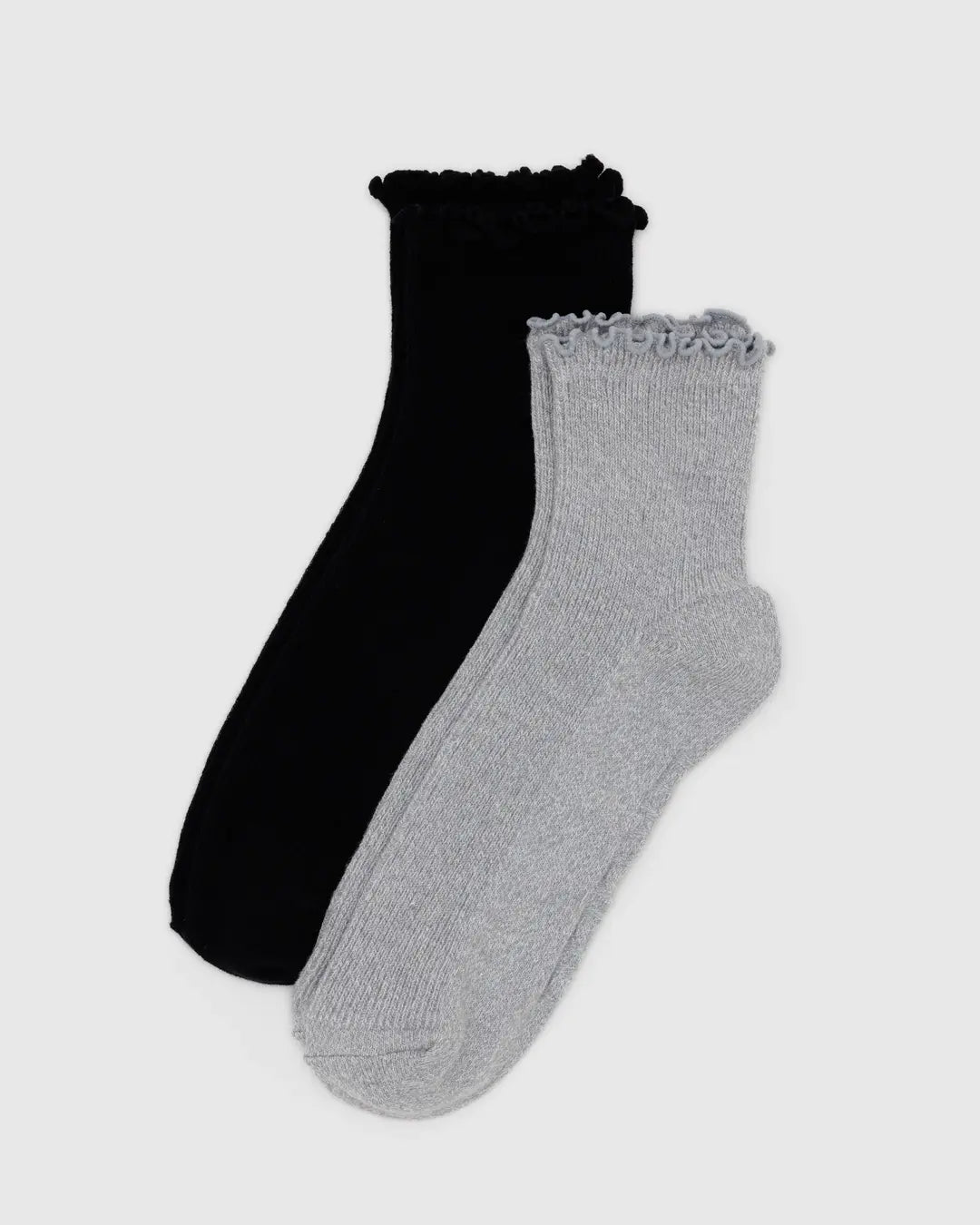 Baggu Lettuce Edge Socks Set of 2 - Multiple Options