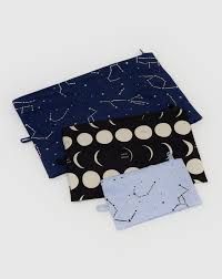 Baggu Flat Pouch Set - Multiple Options