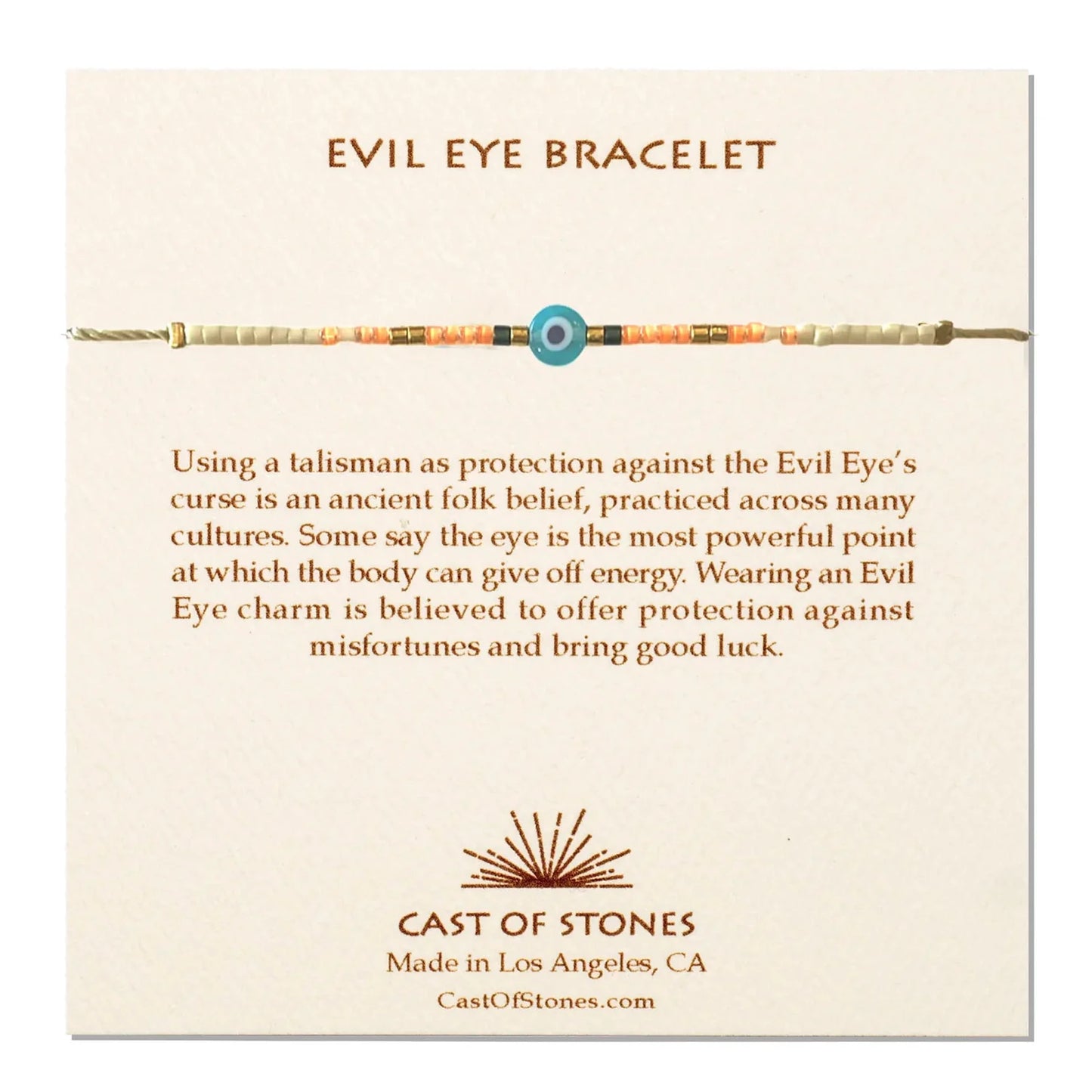 Cast of Stones Evil Eye Bracelet - Multiple Options