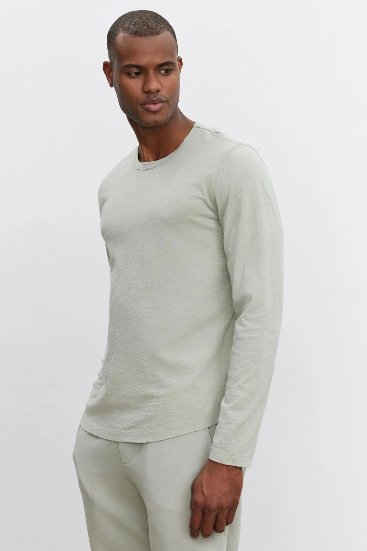 Velvet Kai Men's Long Sleeve Crew Neck Top - Multiple Options