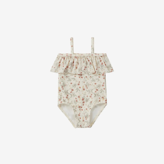 Rylee + Cru Ruffle One-Piece - Aster