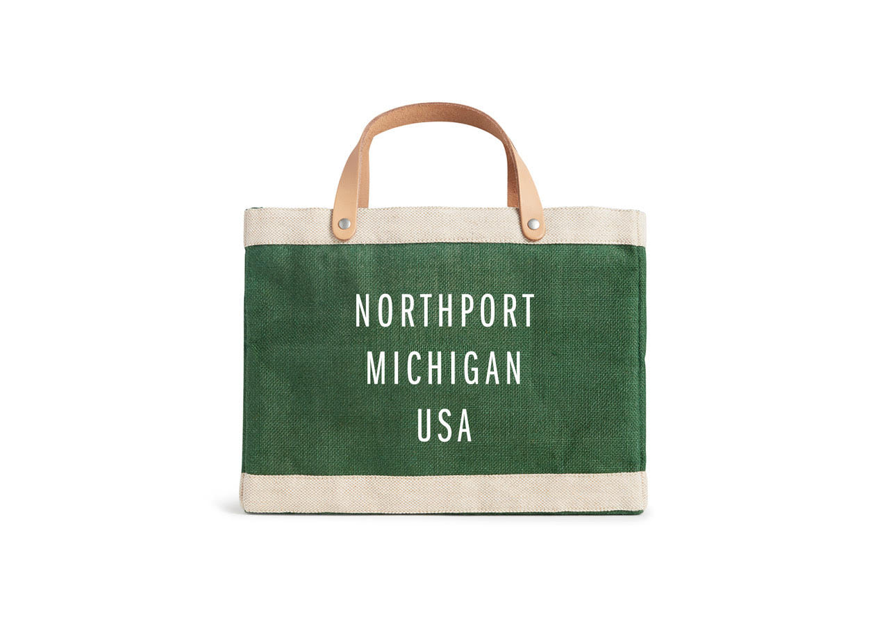 Apolis Petite Market Bag in Field Green, Northport