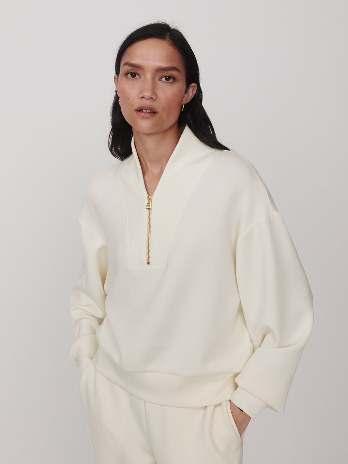 Varley Davidson Sweat Top, Pristine