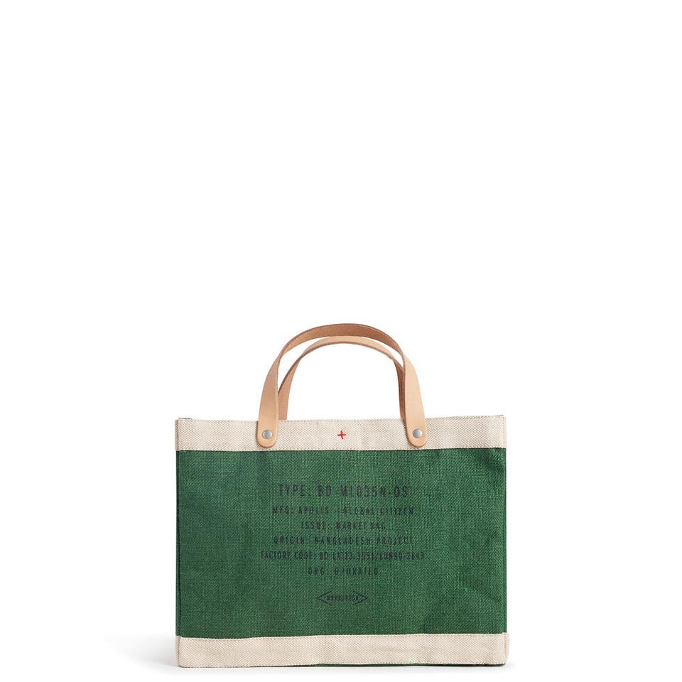 Apolis Petite Market Bag in Field Green, Northport