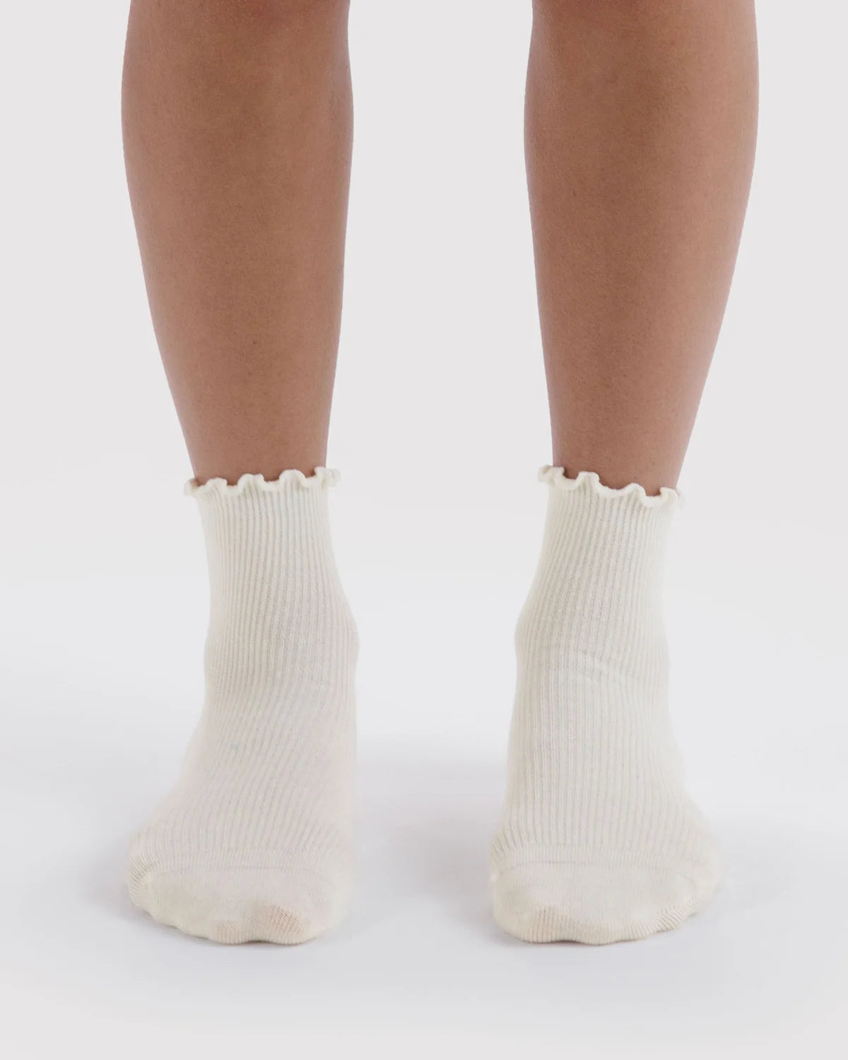 Baggu Lettuce Edge Socks Set of 2 - Multiple Options