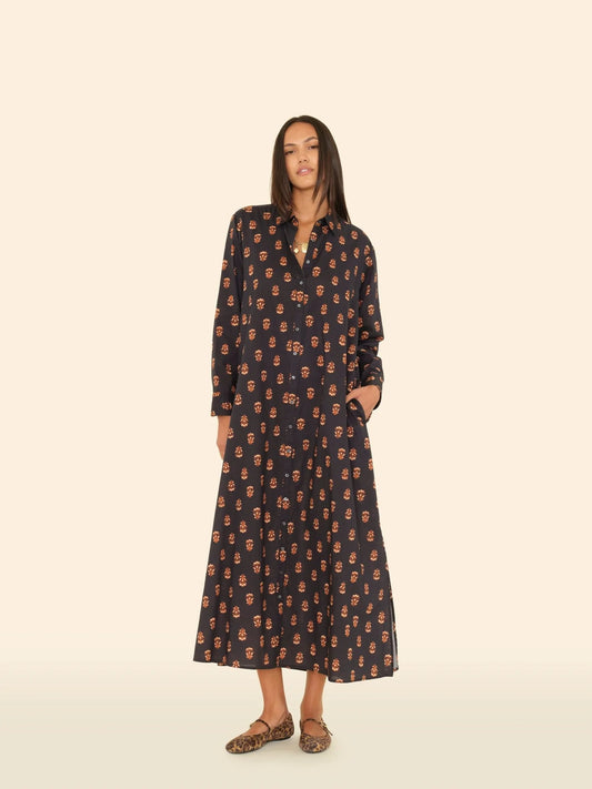 Xirena Boden Dress, Wheat Stamp