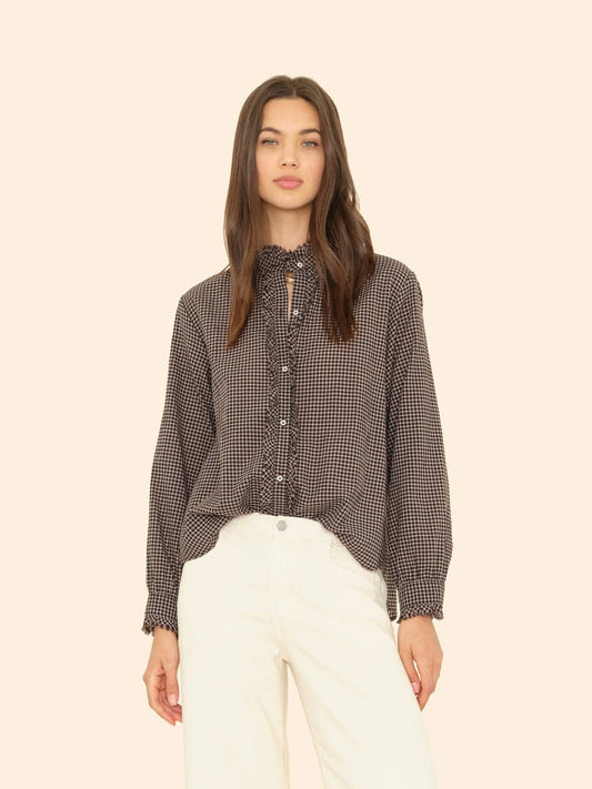 Xirena Amelie Shirt, Black Pepper