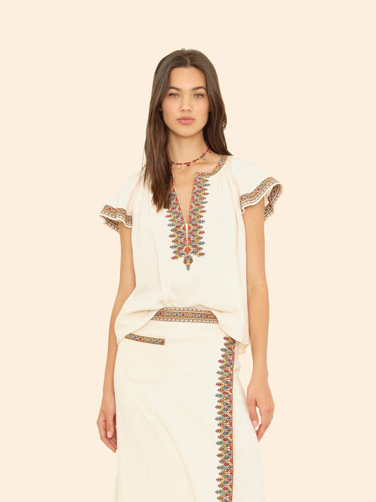 Xirena Ambry Top, Oysterette
