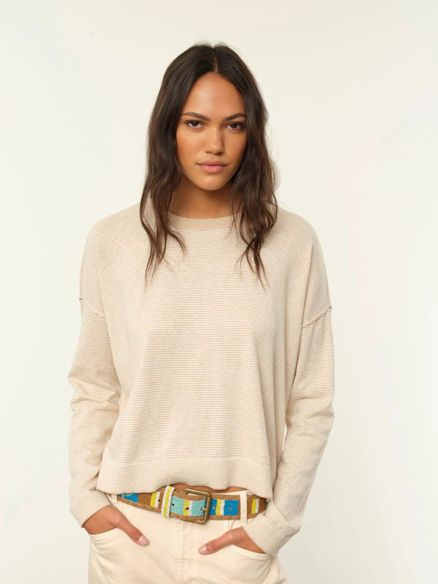 XiRENA Sparrow Sweater, Sand Salt