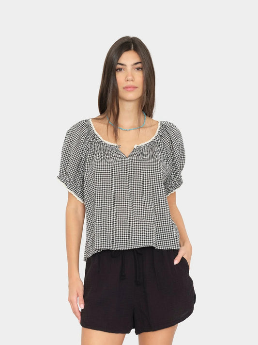 XiRENA Maisie Top, Black Sand