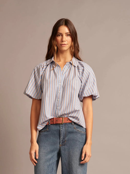 Xirena Lyla Shirt, Blue Cedar