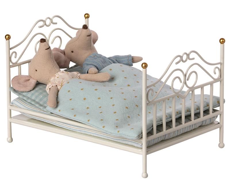 Maileg Vintage Bed Micro, Off White