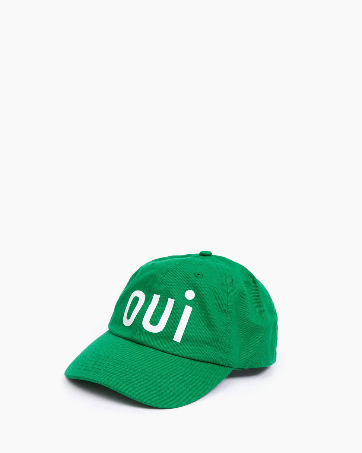 Clare V Baseball Hat, Green w/ Cream Oui