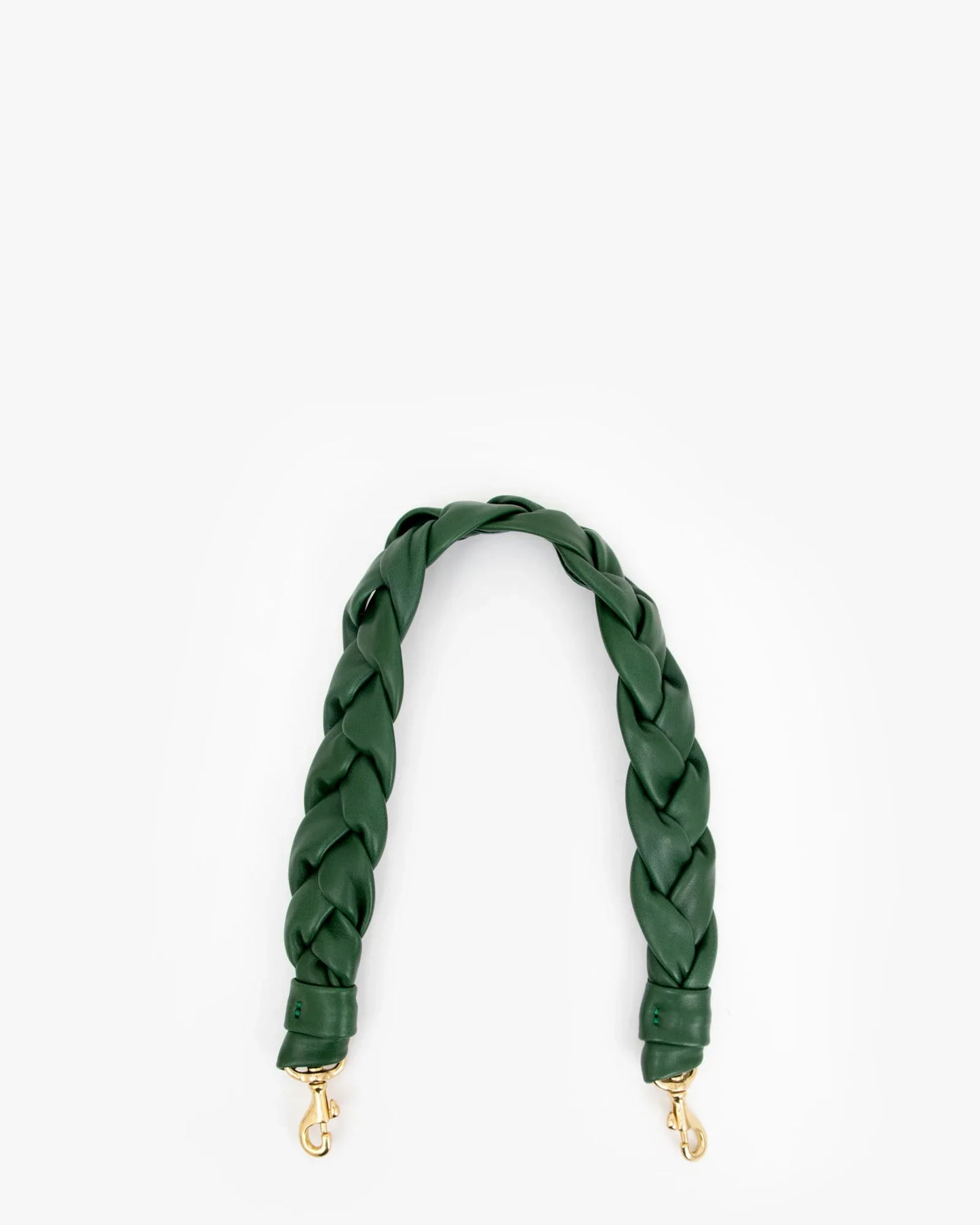 Clare V Braided Shoulder Strap, Evergreen