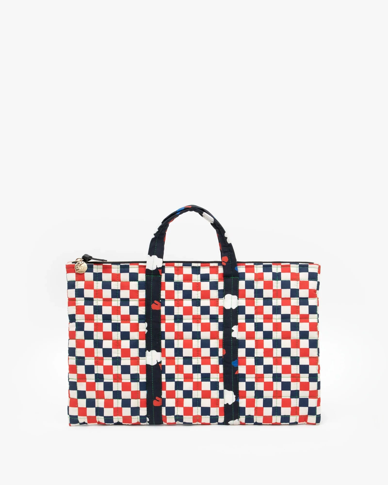 Clare V Laptop Case, Navy & Poppy Checker – The Find North Clare V Laptop Case, Navy & Poppy Checker – The Find North